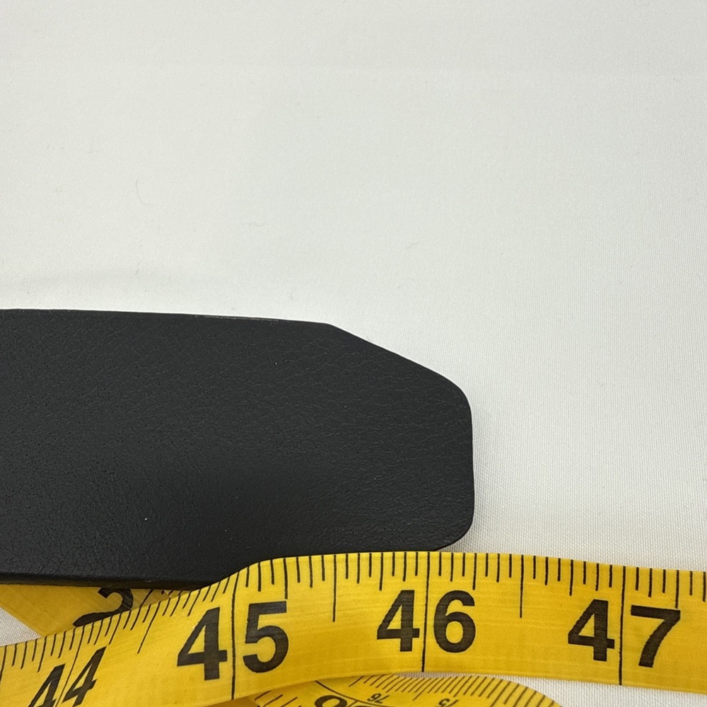 Fossil Mens Black Genuine Leather Belt Silver Buckle Size 40 Casual Career - Picture 12 of 16